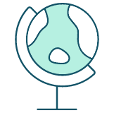 地球儀のアイコン