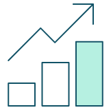 棒グラフのアイコン